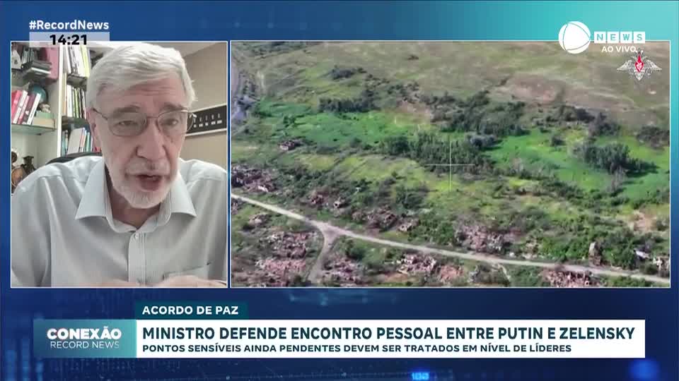 Ministro defende encontro pessoal entre Putin e Zelensky
