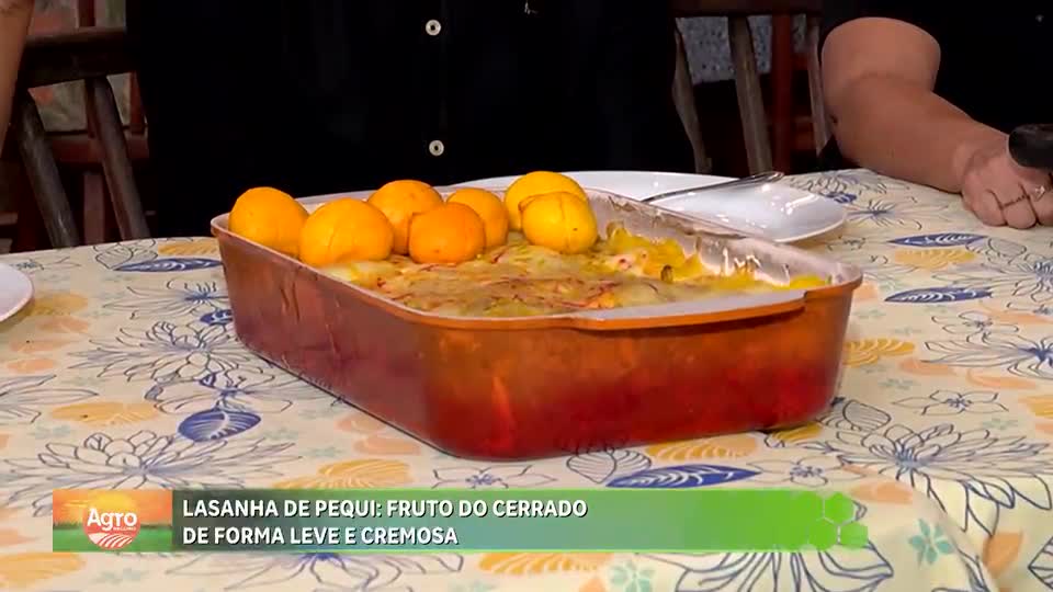 Lasanha de Pequi: fruto do cerrado de forma leve e cremosa