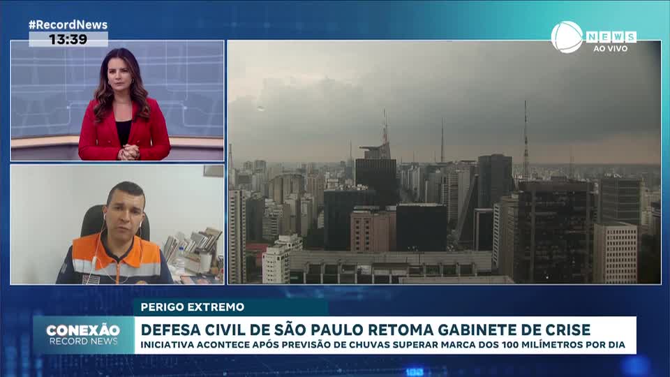 Defesa Civil de São Paulo retoma gabinete de crise