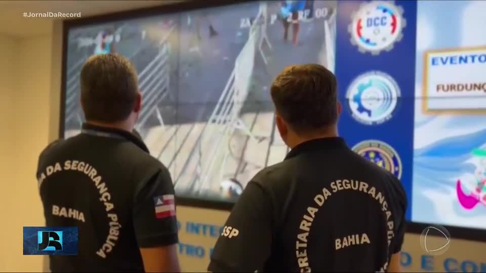 Cinco foragidos da Justiça são presos com ajuda de câmeras de reconhecimento facial, na Bahia