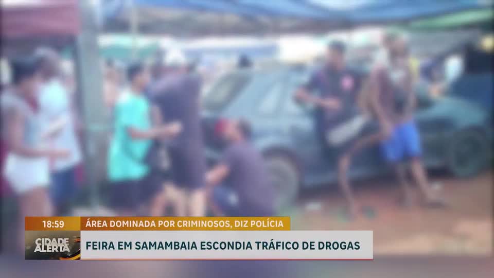 Feira de Samambaia (DF) escondia tráfico de drogas