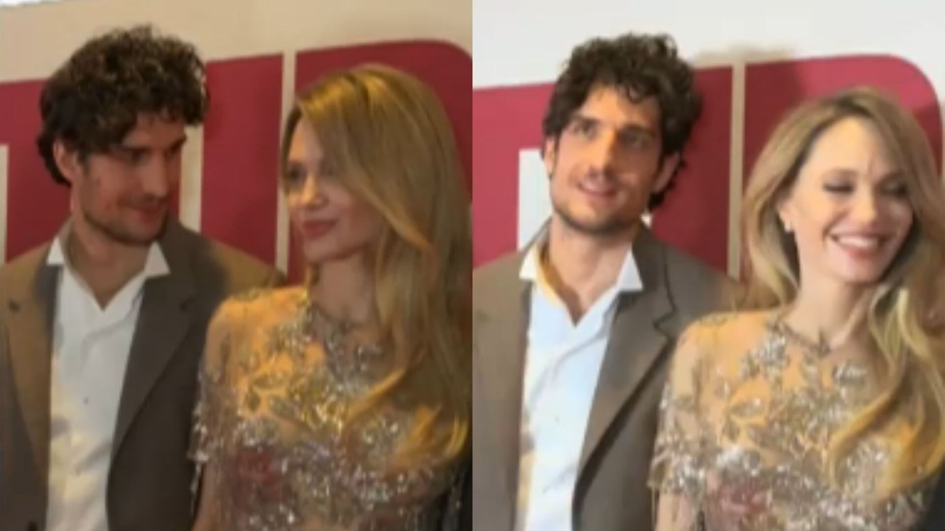 Ator não desgruda os olhos de Angelina Jolie em lançamento de filme na França