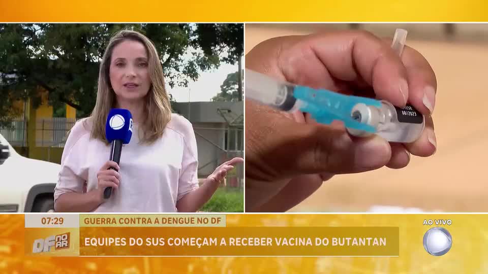 Vacina contra dengue do Instituto Butantan começa a ser aplicada em equipes do SUS