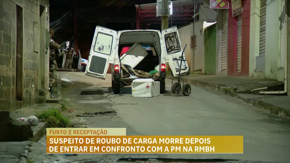 Suspeito de roubo de carga morre após entrar em confronto com PM na Grande BH 