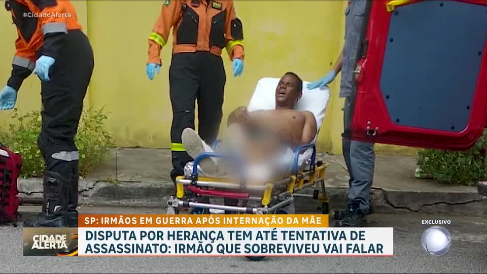 Briga por herança acaba em tiros entre irmãos após internação da mãe