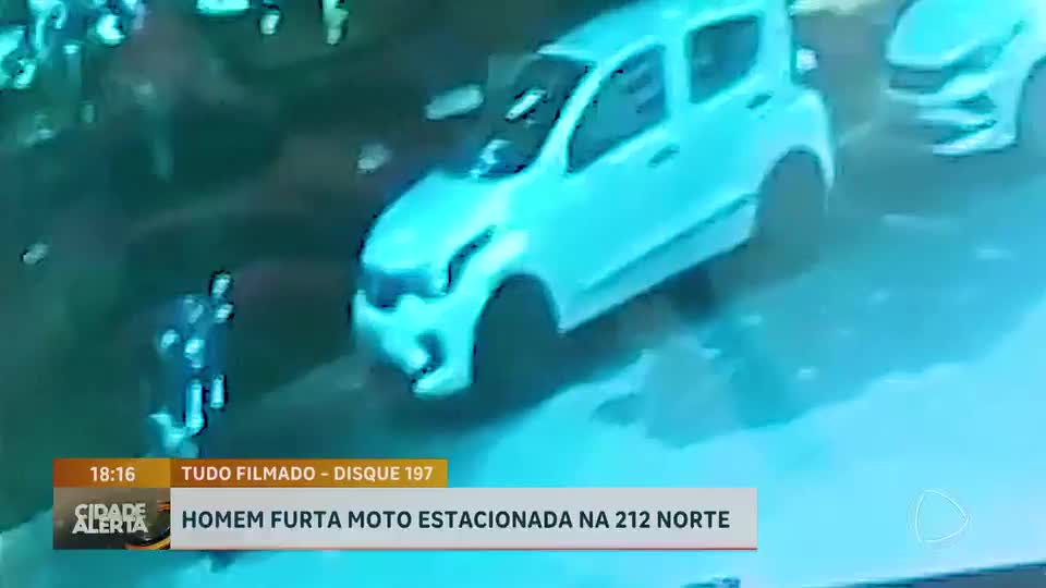 Moto é furtada na Asa Norte (DF) em ação rápida de suspeito
