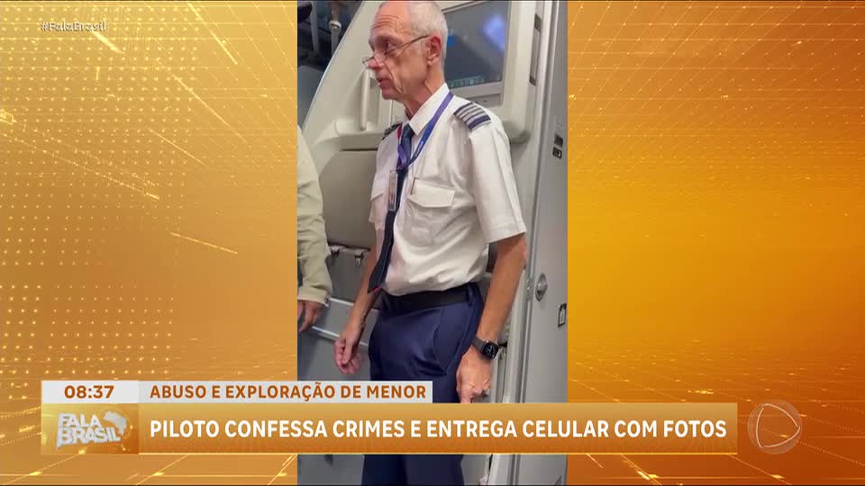 Piloto preso em São Paulo confessa crimes de abuso infantil