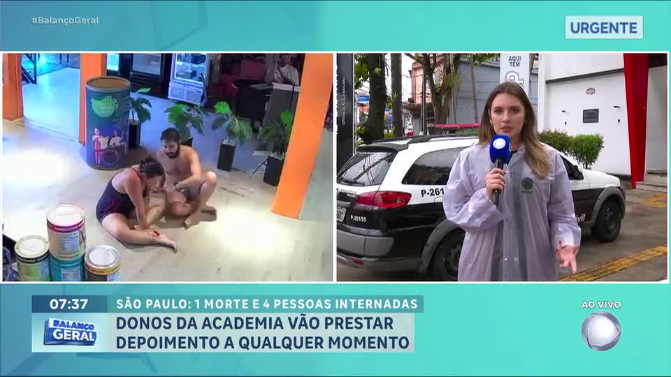 Manobrista de academia onde mulher morreu diz que chefe mandou aplicar mais cloro na piscina