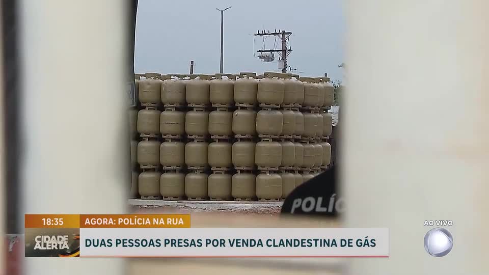 Operação Botijão combate revenda ilegal de gás em Ceilândia (DF)