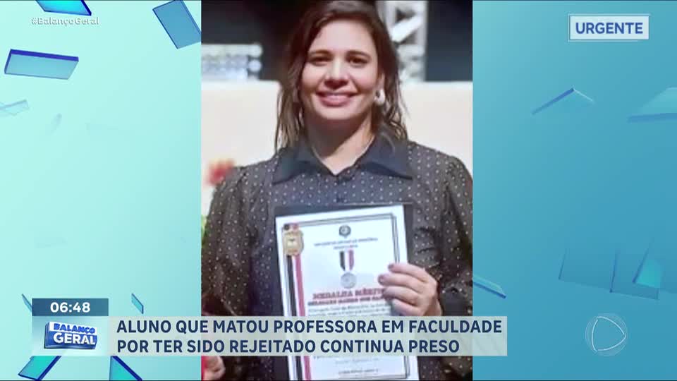 Polícia diz que universitário matou professora após ser rejeitado
