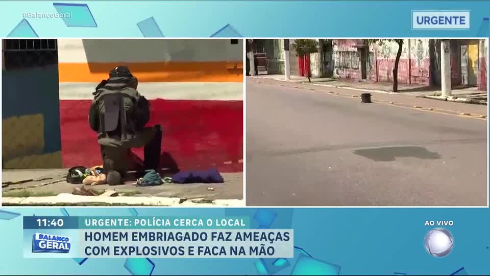 Suspeito com artefato explosivo é detido dentro de ônibus em Manaus (AM)