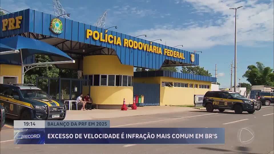 Balanço da PRF aponta 10 milhões de infrações nas BRs em 2025