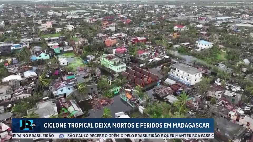 Ciclone tropical deixa pelo menos 20 mortos em Madagascar 