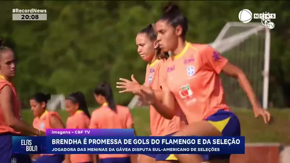 Brendha é promessa de gols do Flamengo e da seleção
