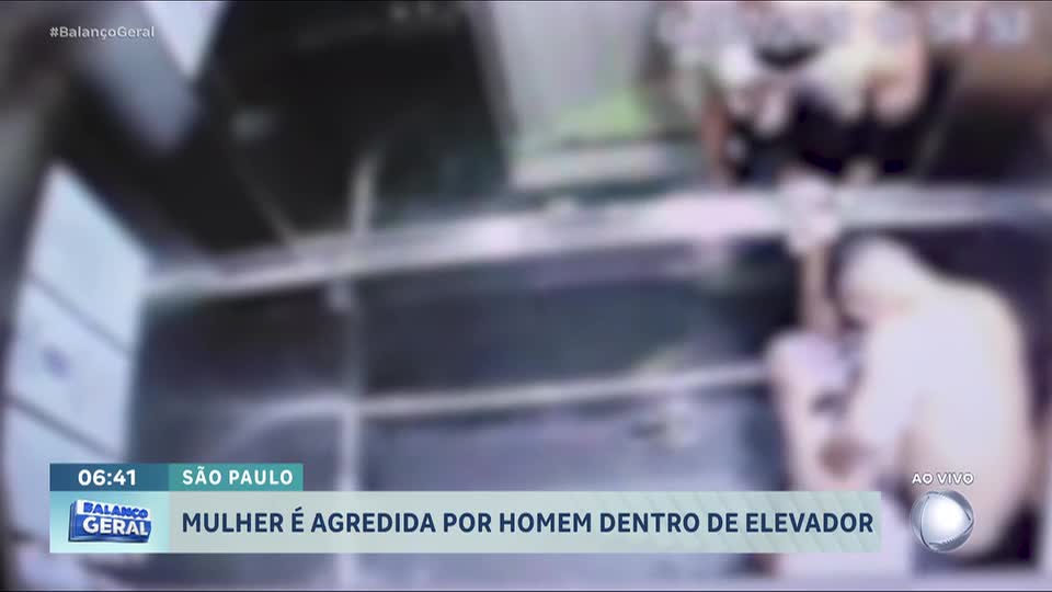 Mulher é agredida por homem dentro de elevador no litoral paulista