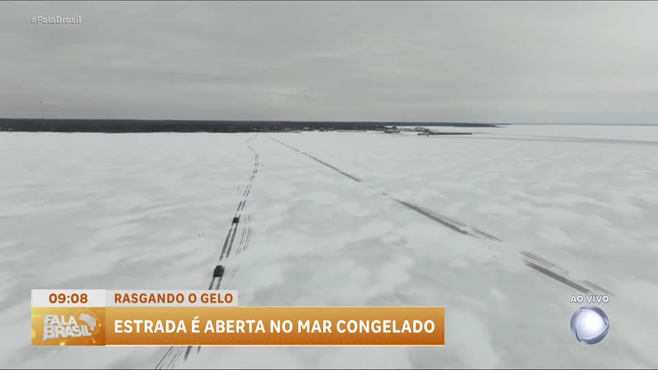 Estônia inaugura estrada sobre mar congelado para conectar ilhas