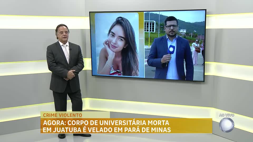 Corpo de universitária morta na Grande BH é velado em Pará de Minas (MG)
