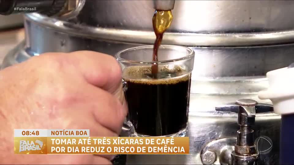 Boa Notícia: Consumo diário de até três xícaras de  café pode beneficiar memória e raciocínio