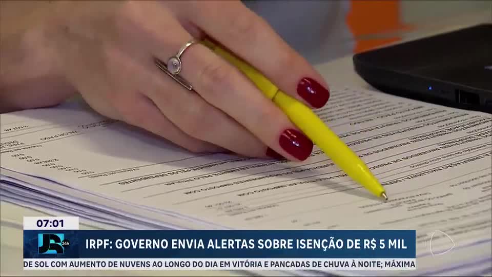 Governo vai enviar mensagens para beneficiados por nova faixa de isenção do Imposto de Renda