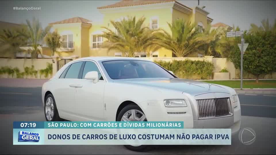 Donos de carros de luxo são maiores devedores de IPVA em São Paulo
