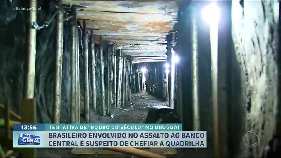 Polícia desmantela quadrilha que cavou túnel para roubar bancos no Uruguai 
