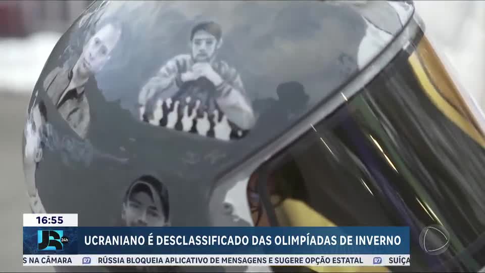 Ucraniano é desclassificado dos Jogos de Inverno por capacete com homenagem às vítimas da guerra