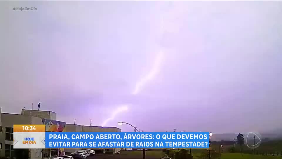 Aumenta a incidência de raios no Brasil; saiba como se proteger