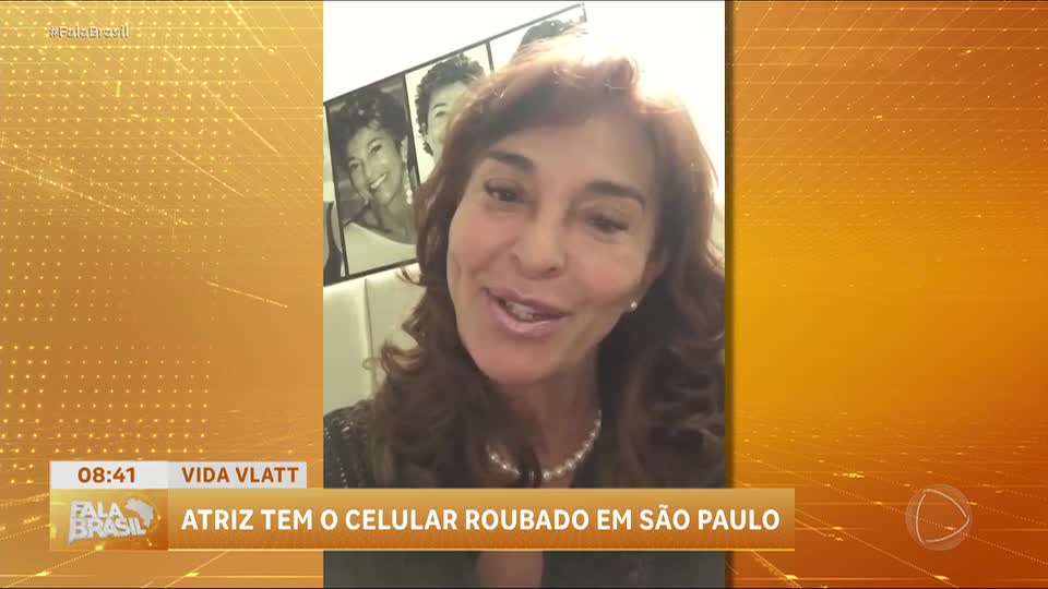 Vida Vlatt é assaltada em São Paulo e tem celular roubado