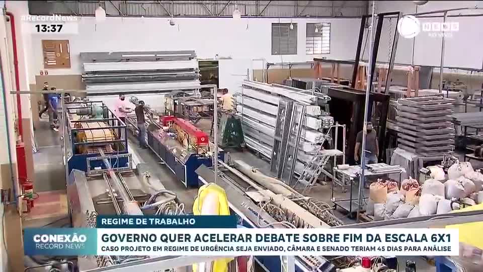 Governo quer acelerar debate sobre o fim da escala 6x1