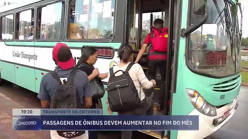 Passagens de ônibus do Entorno do DF devem aumentar no final do mês