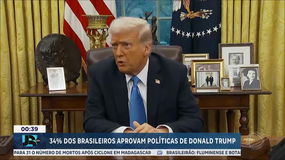 Brasil está entre países que mais apoiam políticas de Trump, aponta relatório