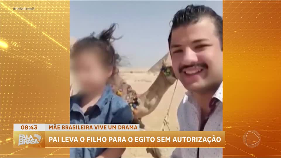 Brasileira luta para recuperar filho levado ao Egito pelo pai