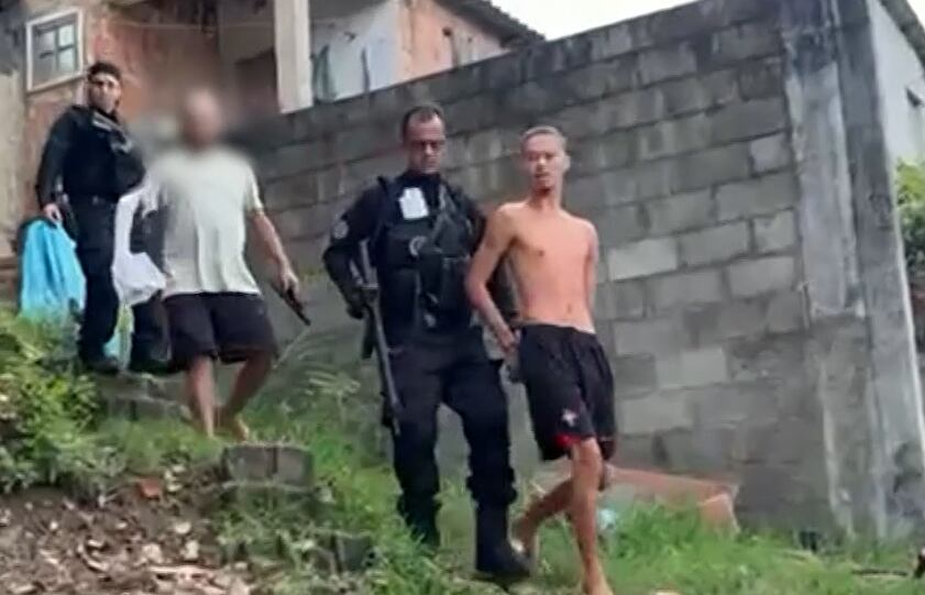 Polícia prende dois suspeitos ligados ao Comando Vermelho em Niterói (RJ)