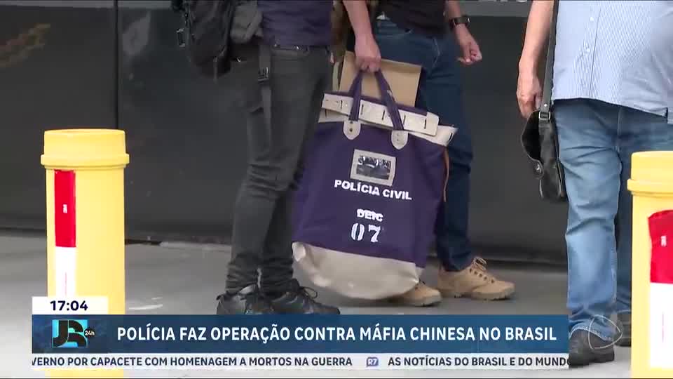 Polícia faz operação contra a máfia chinesa no Brasil