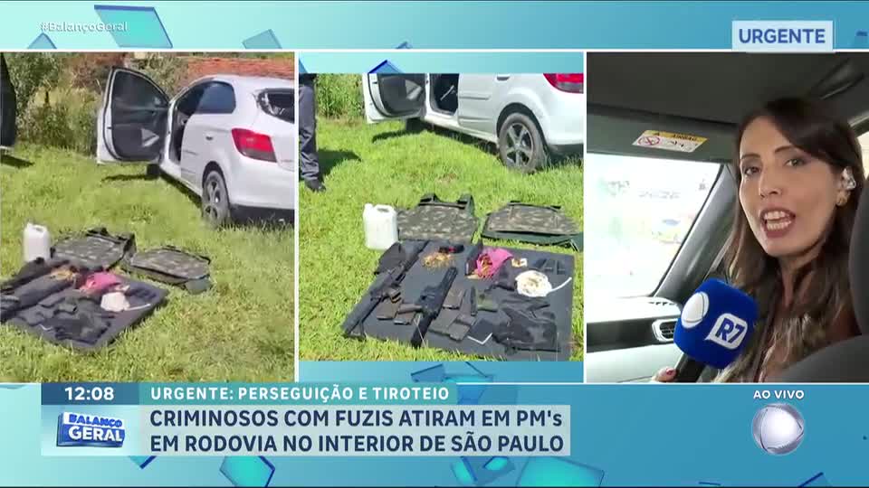 SP: perseguição na rodovia Raposo Tavares termina com tiroteio e prisões