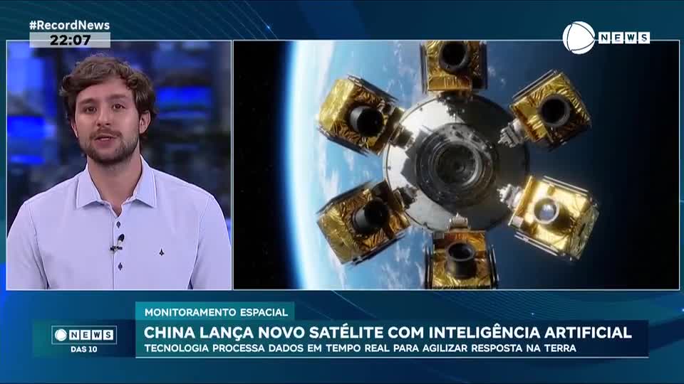 China lança novo satélite com inteligência artificial