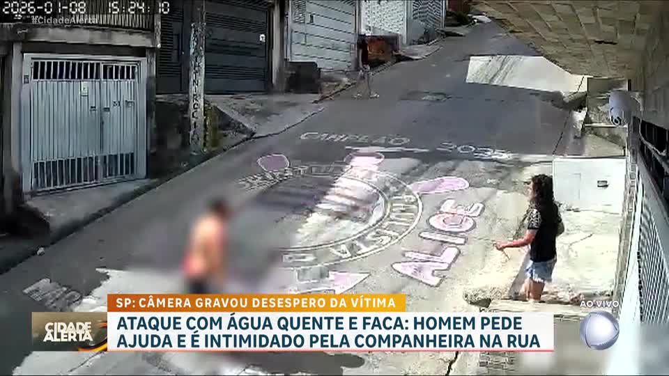 Água quente e faca: homem sofre ataque da companheira e pede ajuda