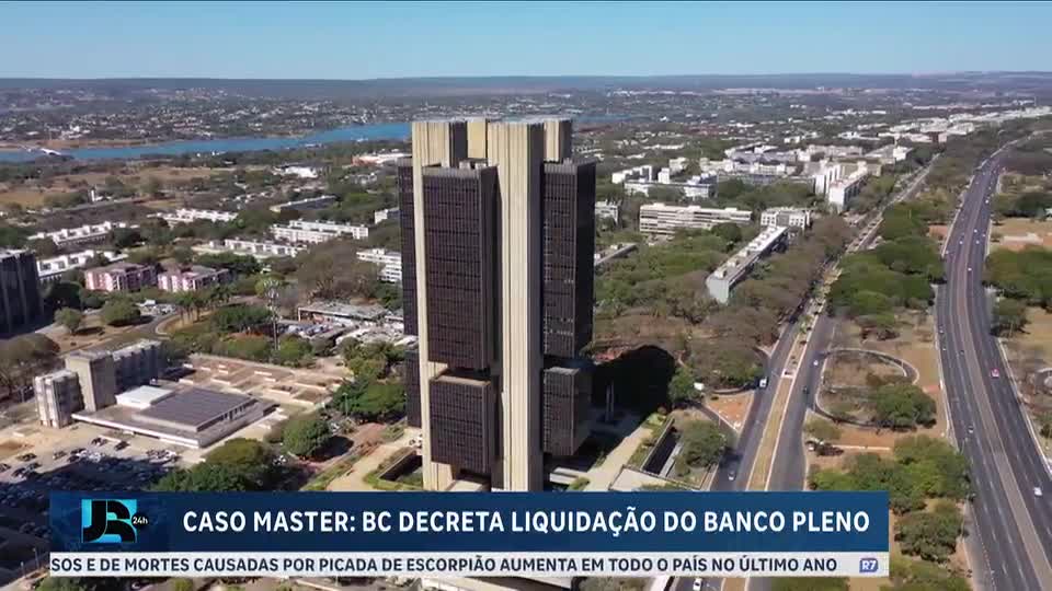 Banco Central decreta liquidação do Banco Pleno, controlado por ex-sócio do Master