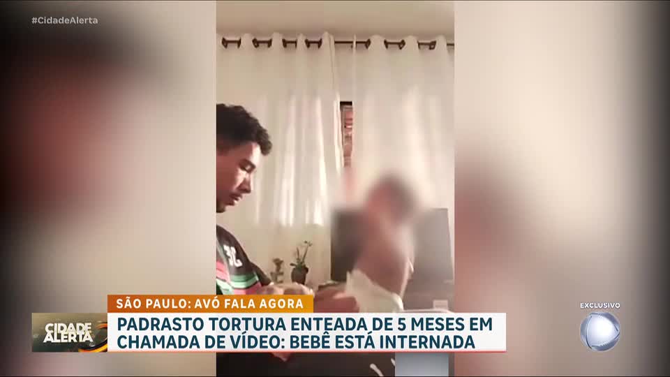 Padrasto agride enteada de 5 meses na frente da própria companheira em São Paulo