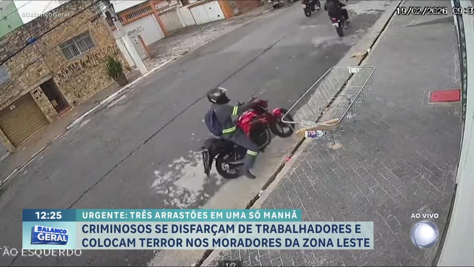 Criminosos disfarçados de trabalhadores aterrorizam moradores da Penha, zona leste de SP