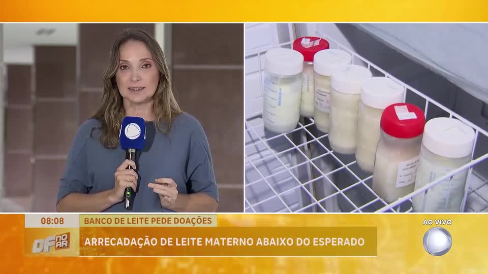Doação de leite materno no DF está abaixo do esperado; saiba como doar
