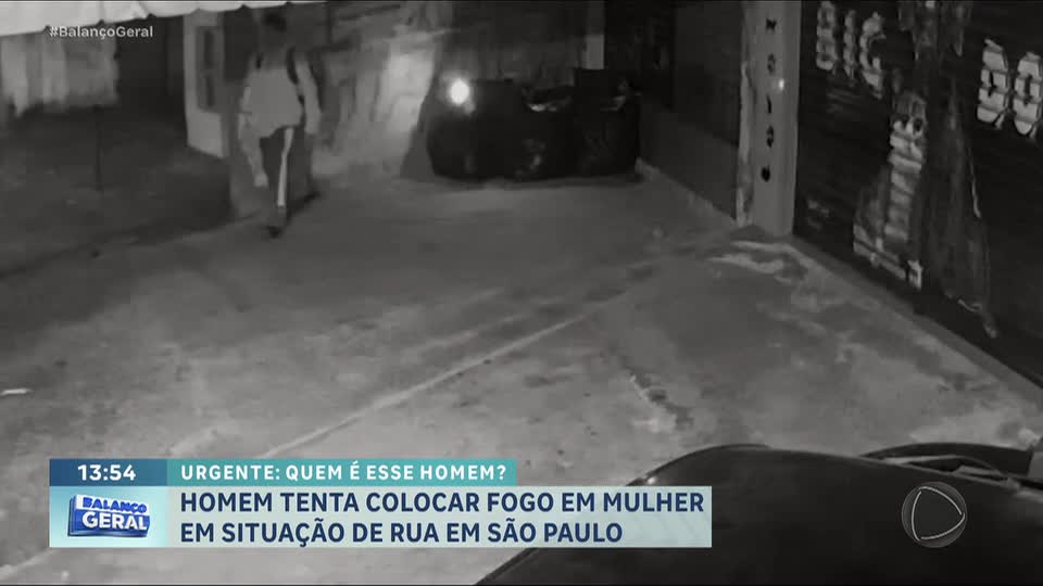 SP: homem ateia fogo em mulher em situação de rua no Grajaú