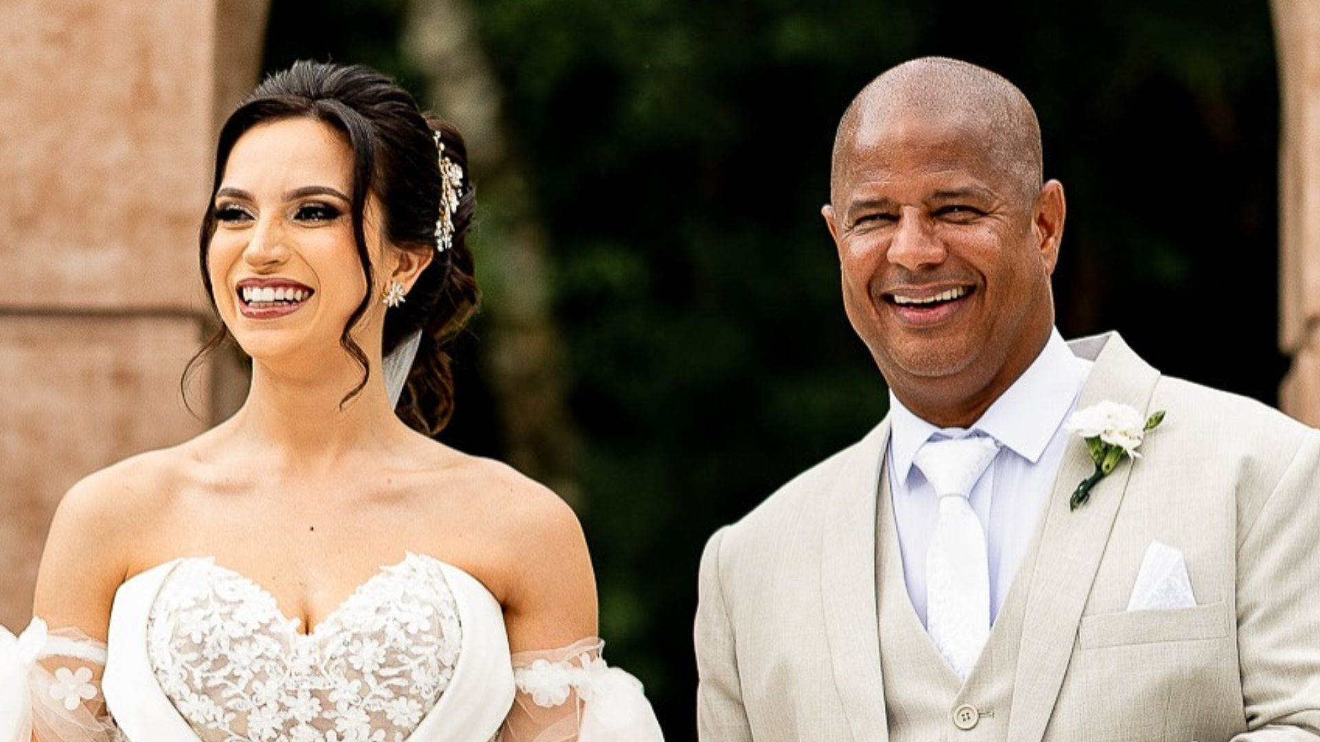 Marcelinho Carioca se casa com a modelo Ariane Carvalho em cerimônia no  interior de SP, image size:1920x1080