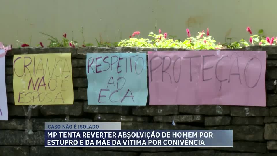 Ministério Público de MG recorre contra absolvição em caso de estupro de vulnerável