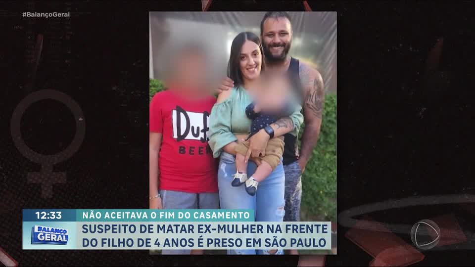 Balanço Pede Basta: Homem se entrega após matar esposa na frente do filho de 4 anos