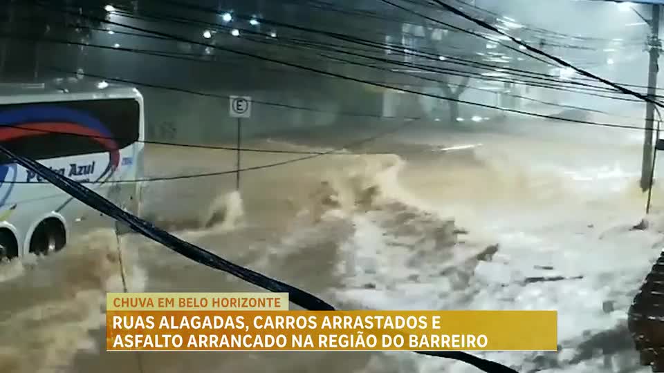 Chuvas castigam Barreiro e Centro-Sul e fevereiro já supera 300% da média em BH