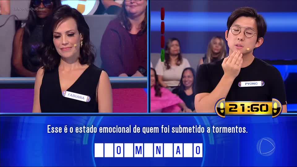 Fabiana Oliveira tira todas as vidas de Pyong Lee e é a nova líder do jogo