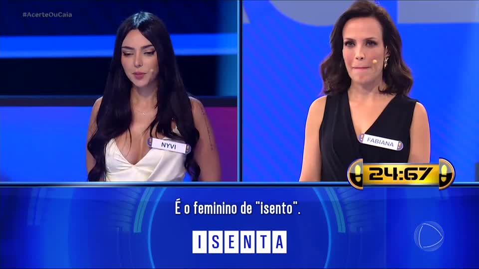 Nyvi Estephan joga com emoção, derruba Fabiana Oliveira e vira a nova líder