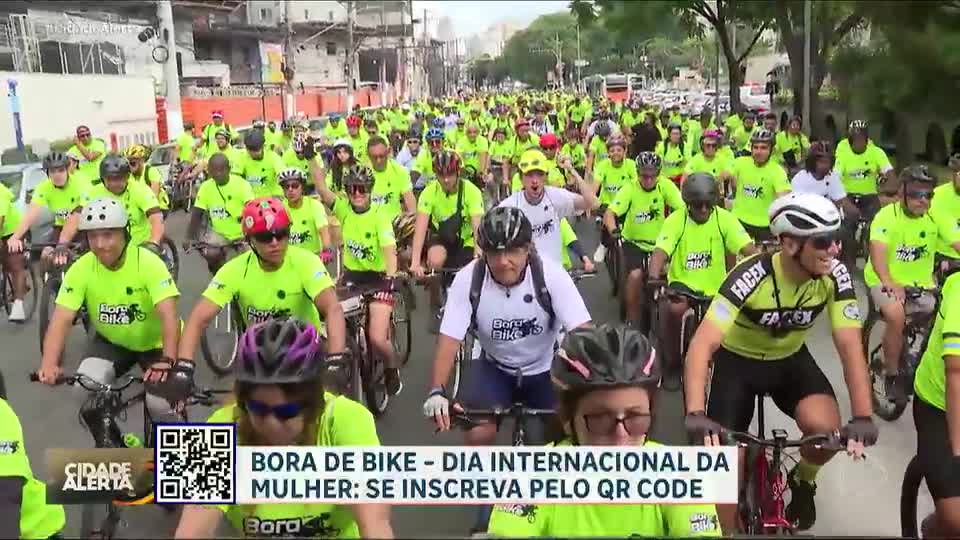 Bora de Bike percorre pontos de São Paulo no Dia Internacional da Mulher