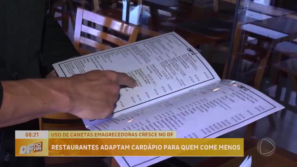 Restaurantes em Brasília adaptam cardápio devido ao uso de canetas emagrecedoras